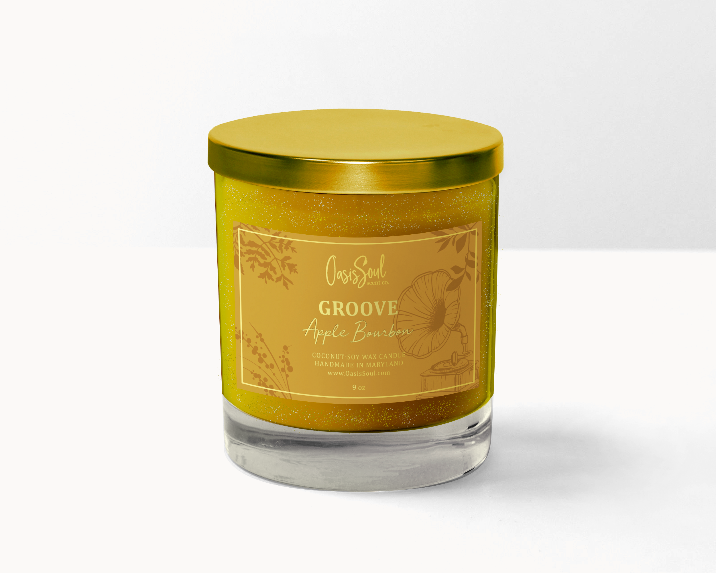 GROOVE - Gold Candle {apple bourbon}