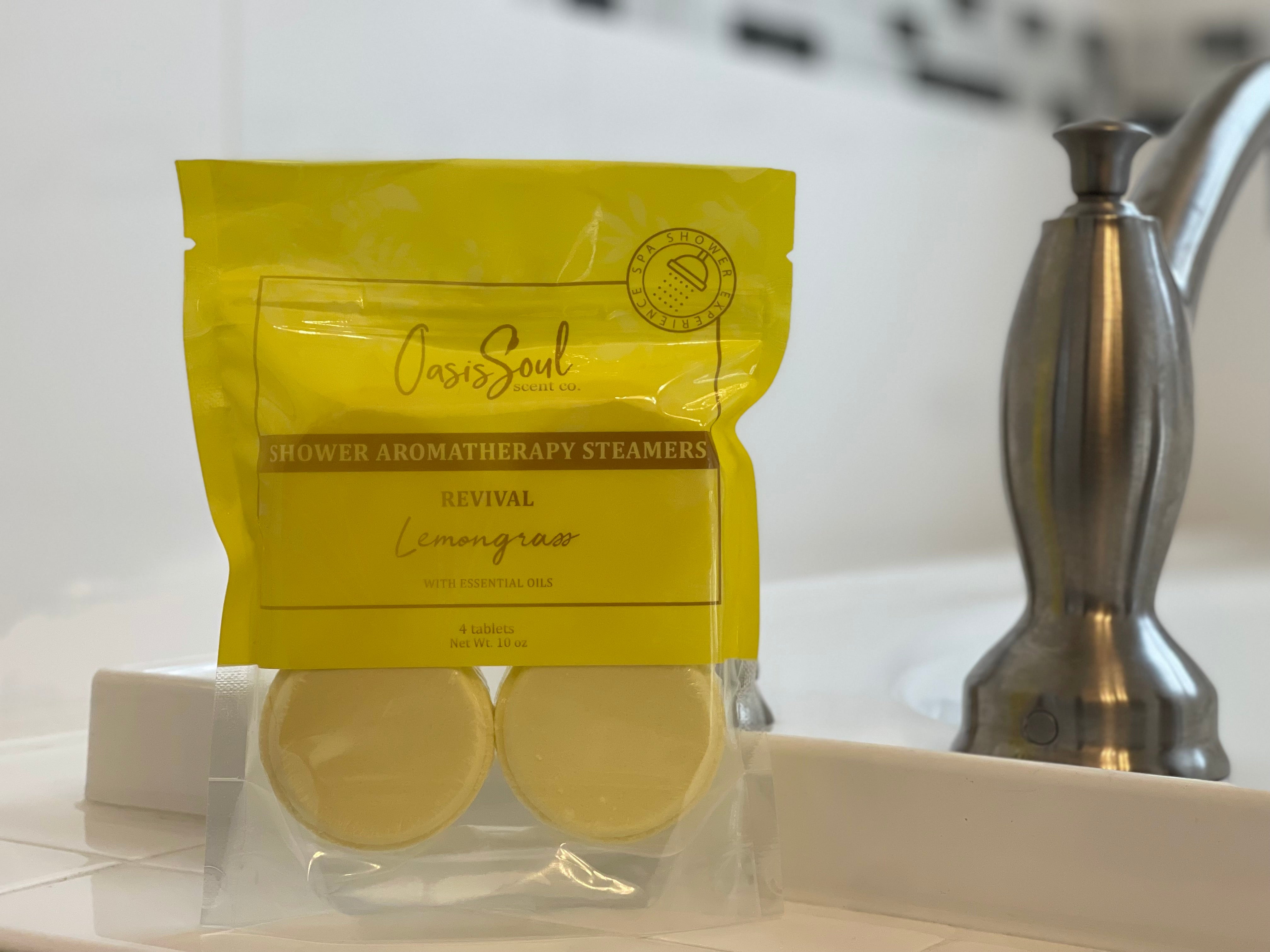 REVIVAL - Shower Aromatherapy Steamers {lemongrass}