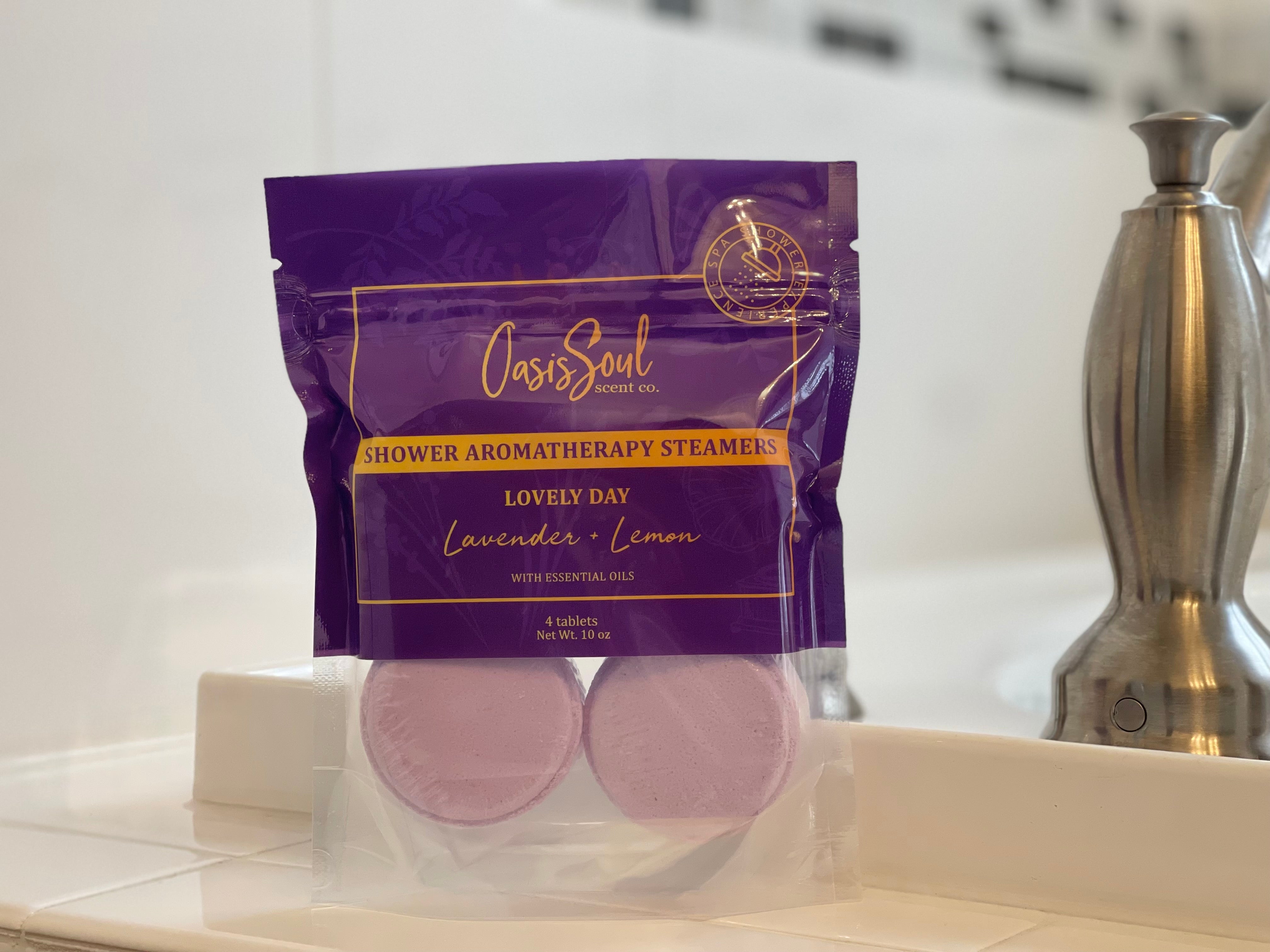 LOVELY DAY - Shower Aromatherapy Steamers {lavender + lemon}