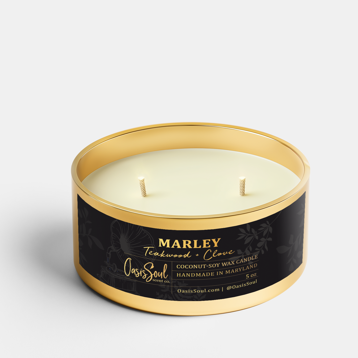 MARLEY Gold Candle {teakwood + clove}