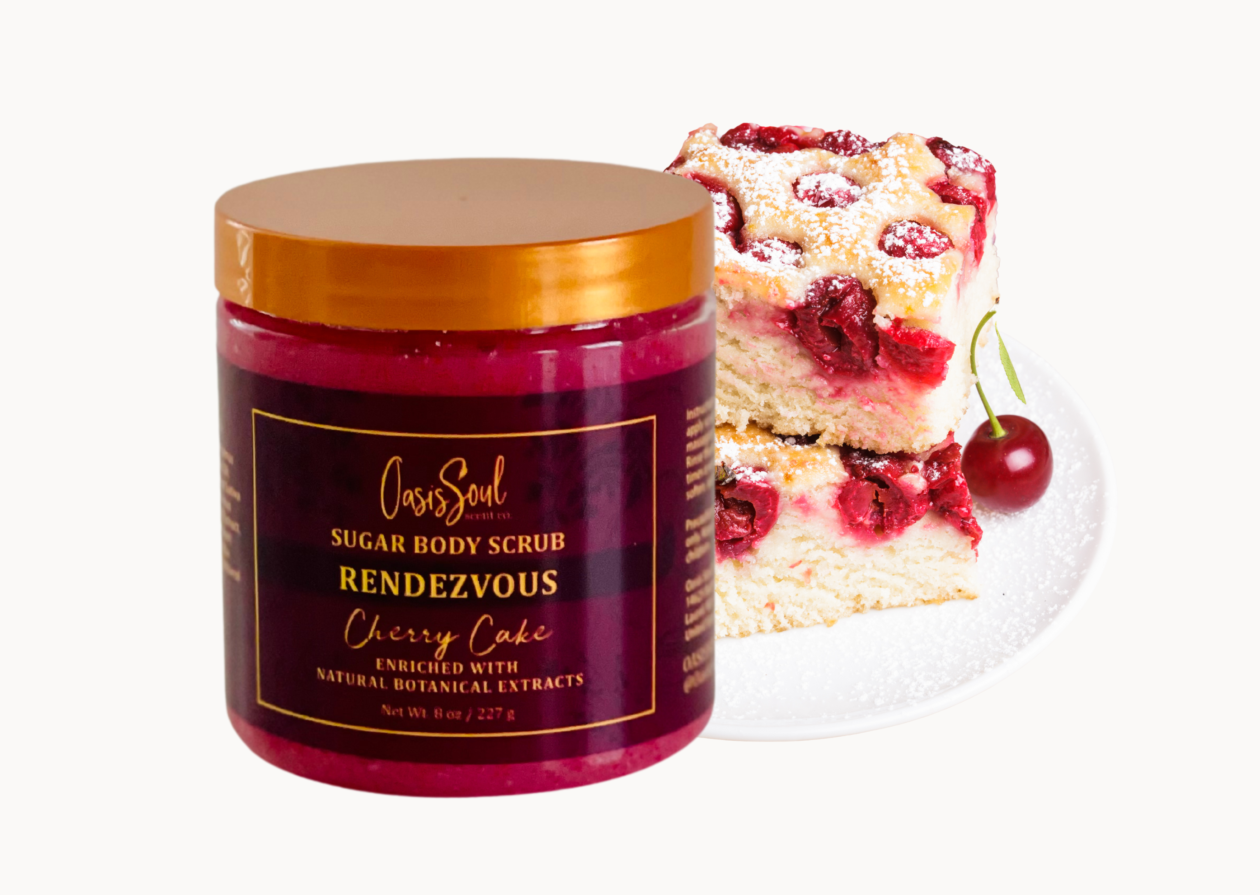 RENDEZVOUS - Sugar Body Scrub {cherry cake}