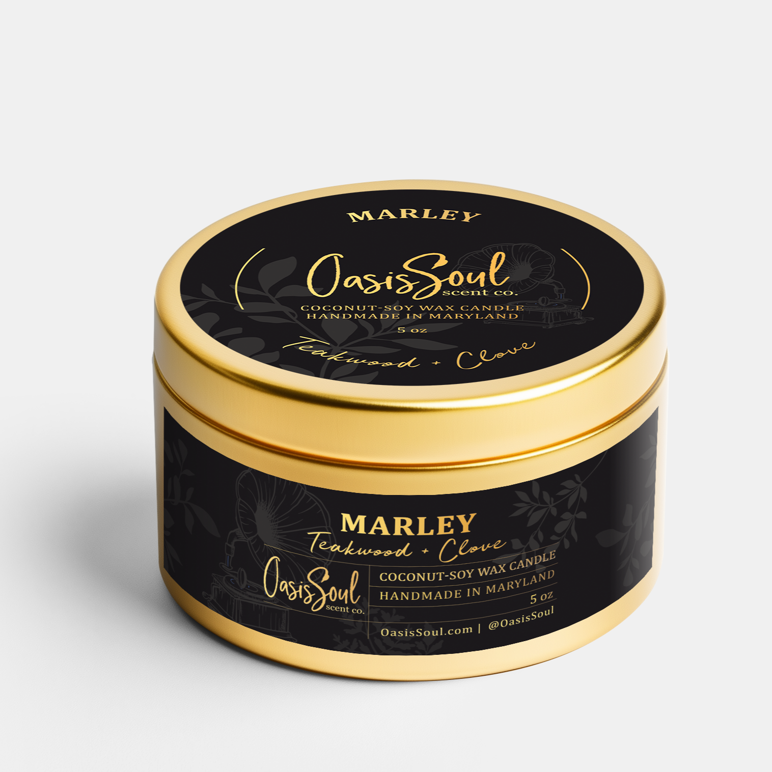 MARLEY Gold Candle {teakwood + clove}