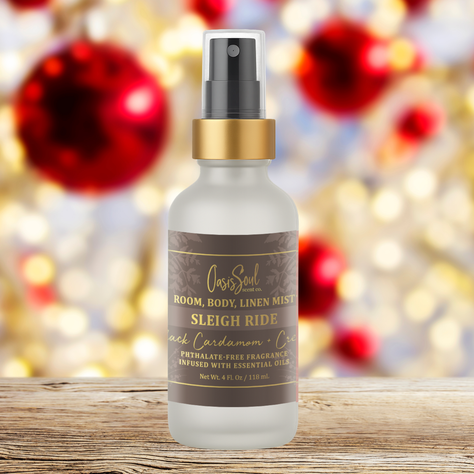 SLEIGH RIDE Holiday Mist Spray {black cardamom + cream}