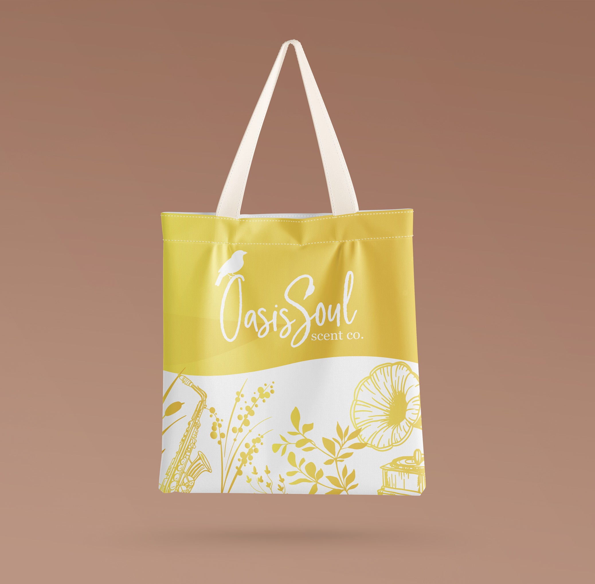 TOTE BAG - Candles, Self-Care, Music & Good Vibes