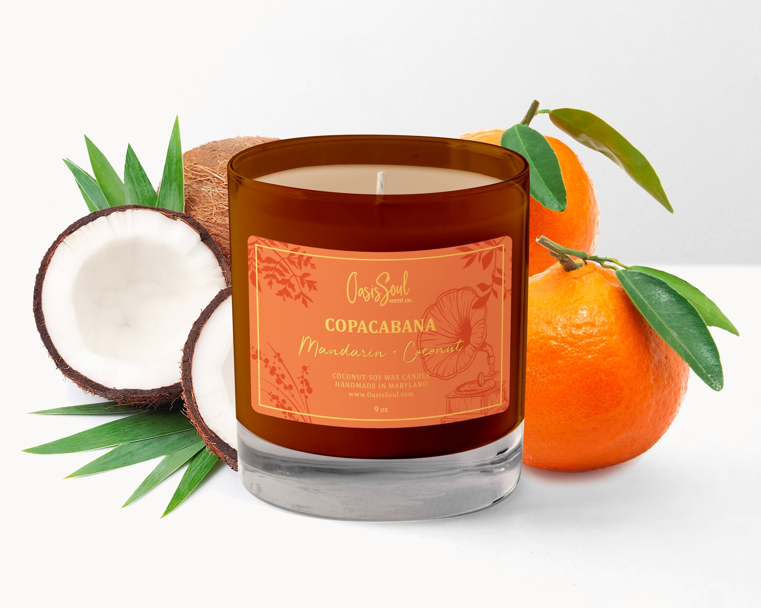 COPACABANA - Amber Classics Candle {mandarin + coconut}