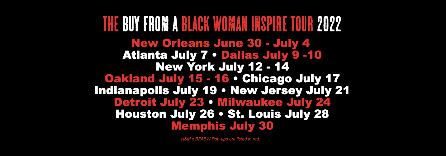 Oasis Soul Scent Co. Joins the 2022 Buy From a Black Woman Inspire Tour Presented by H&M