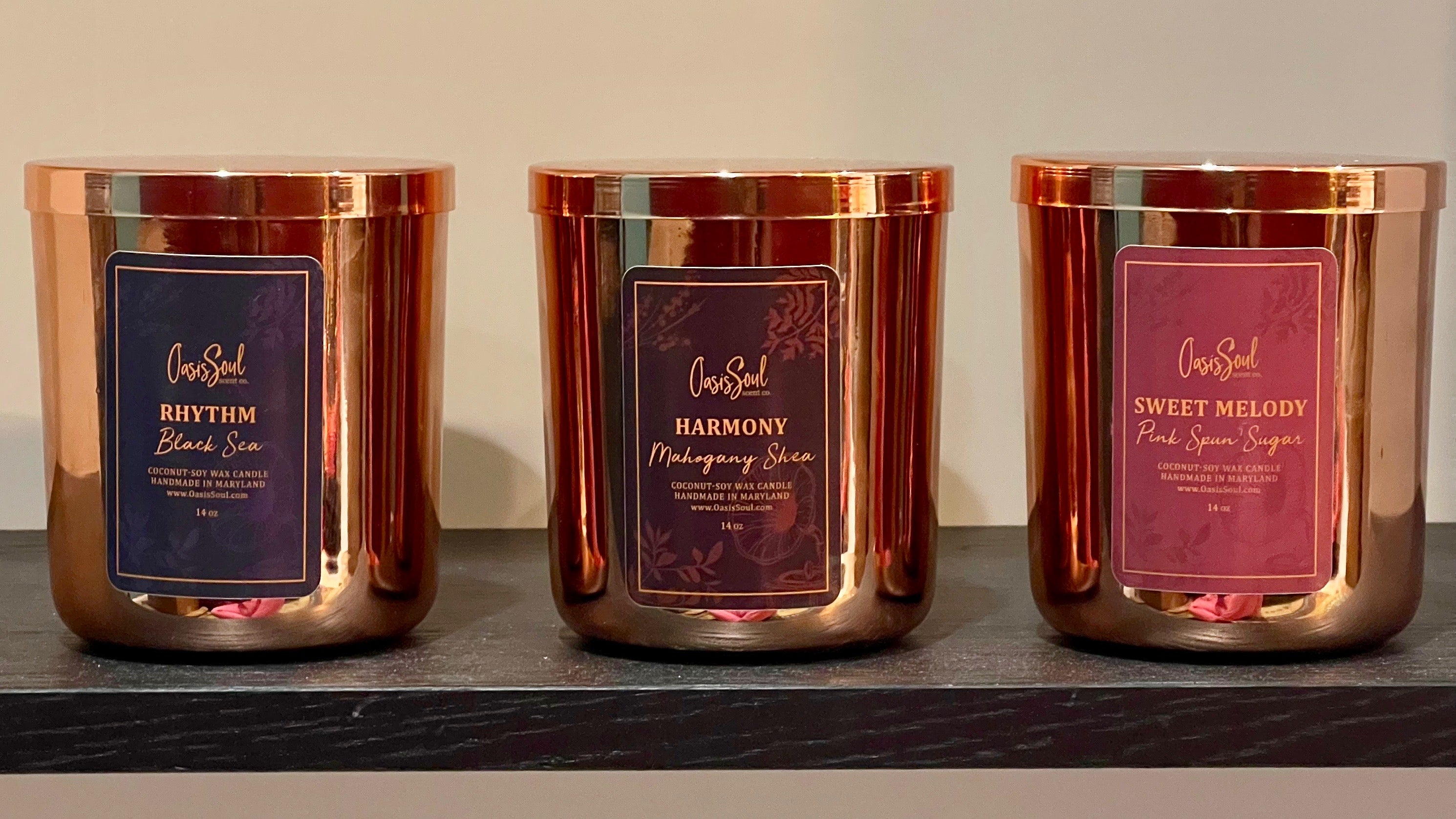 Copper Luxe Candles