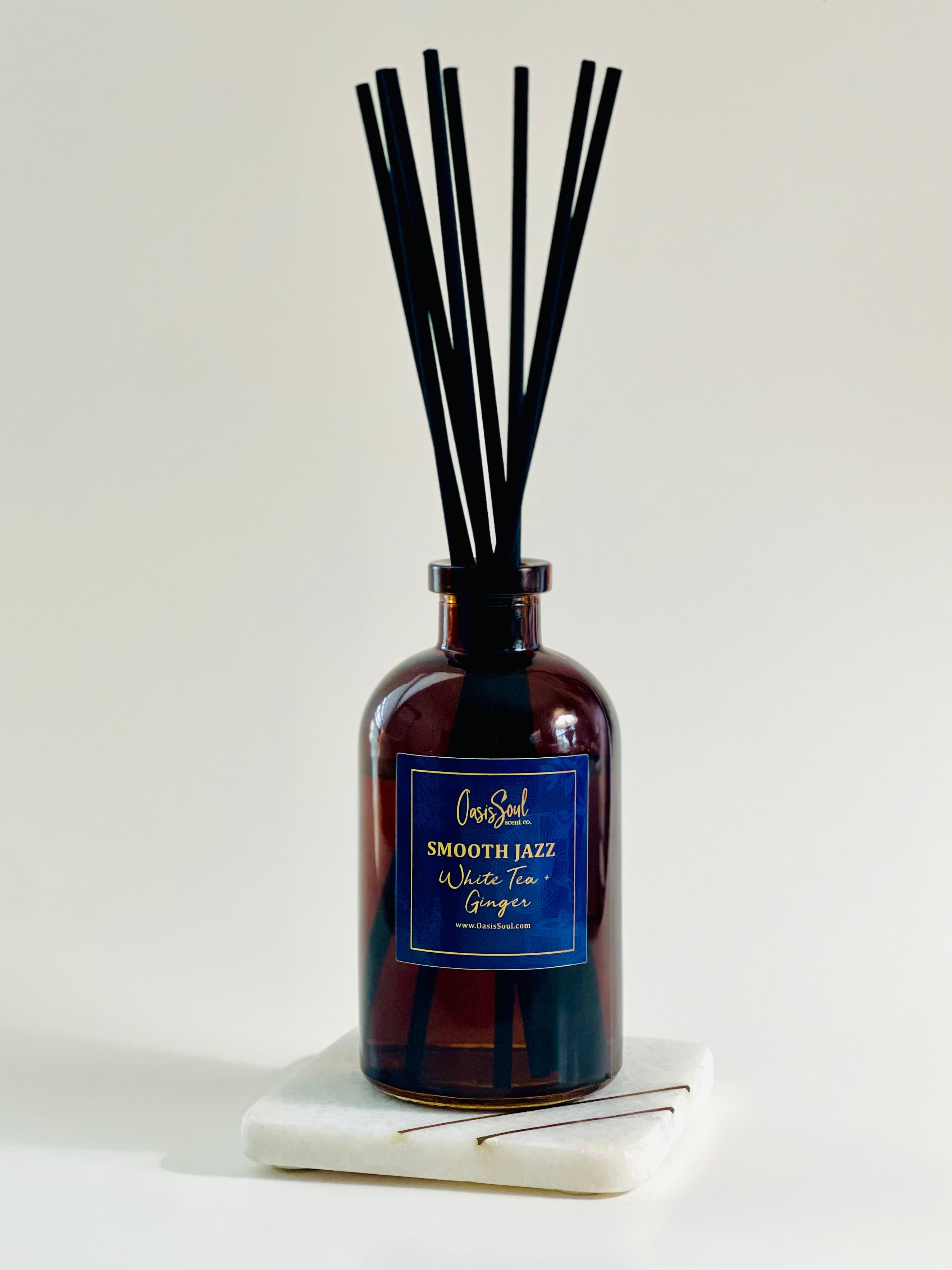SMOOTH JAZZ Reed Diffuser {white tea + ginger}