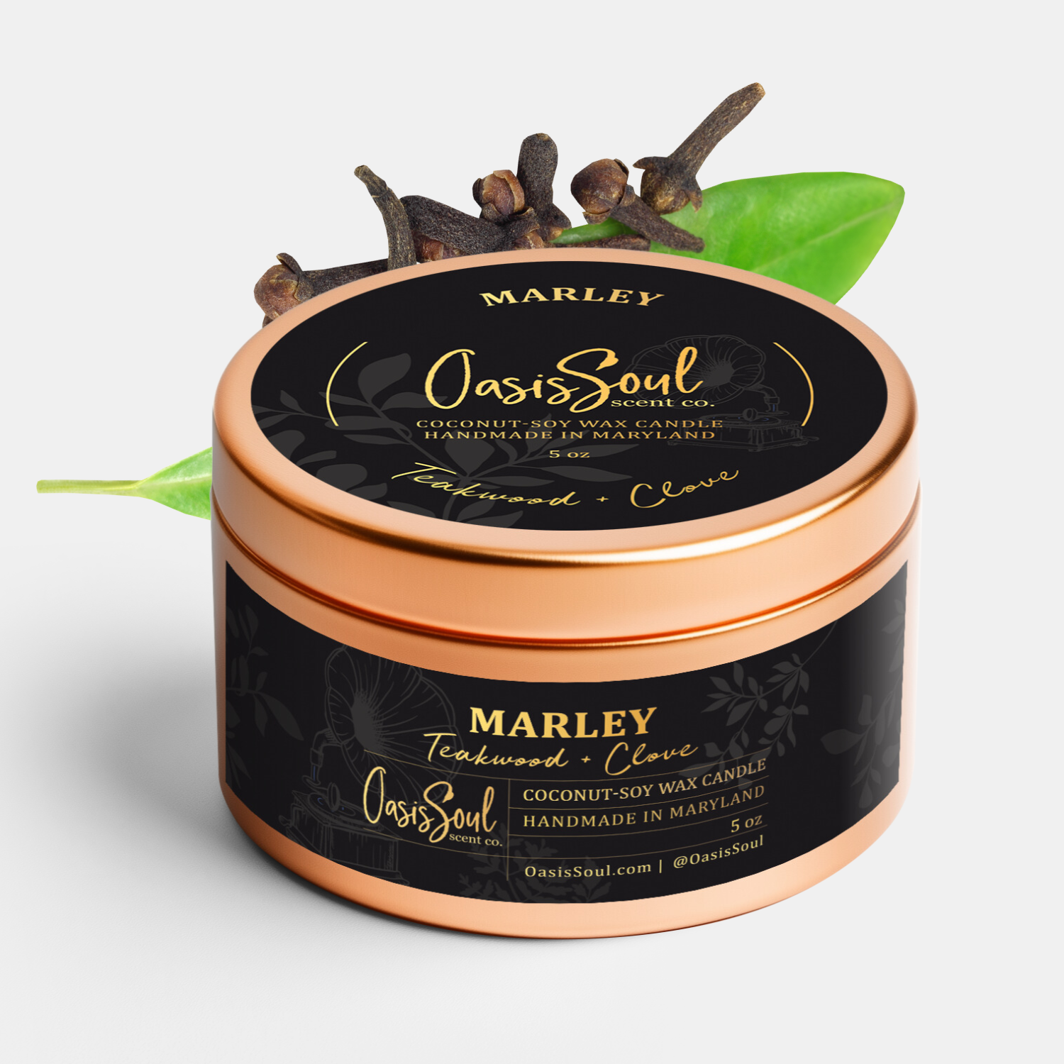 MARLEY Copper Candle {teakwood + clove}