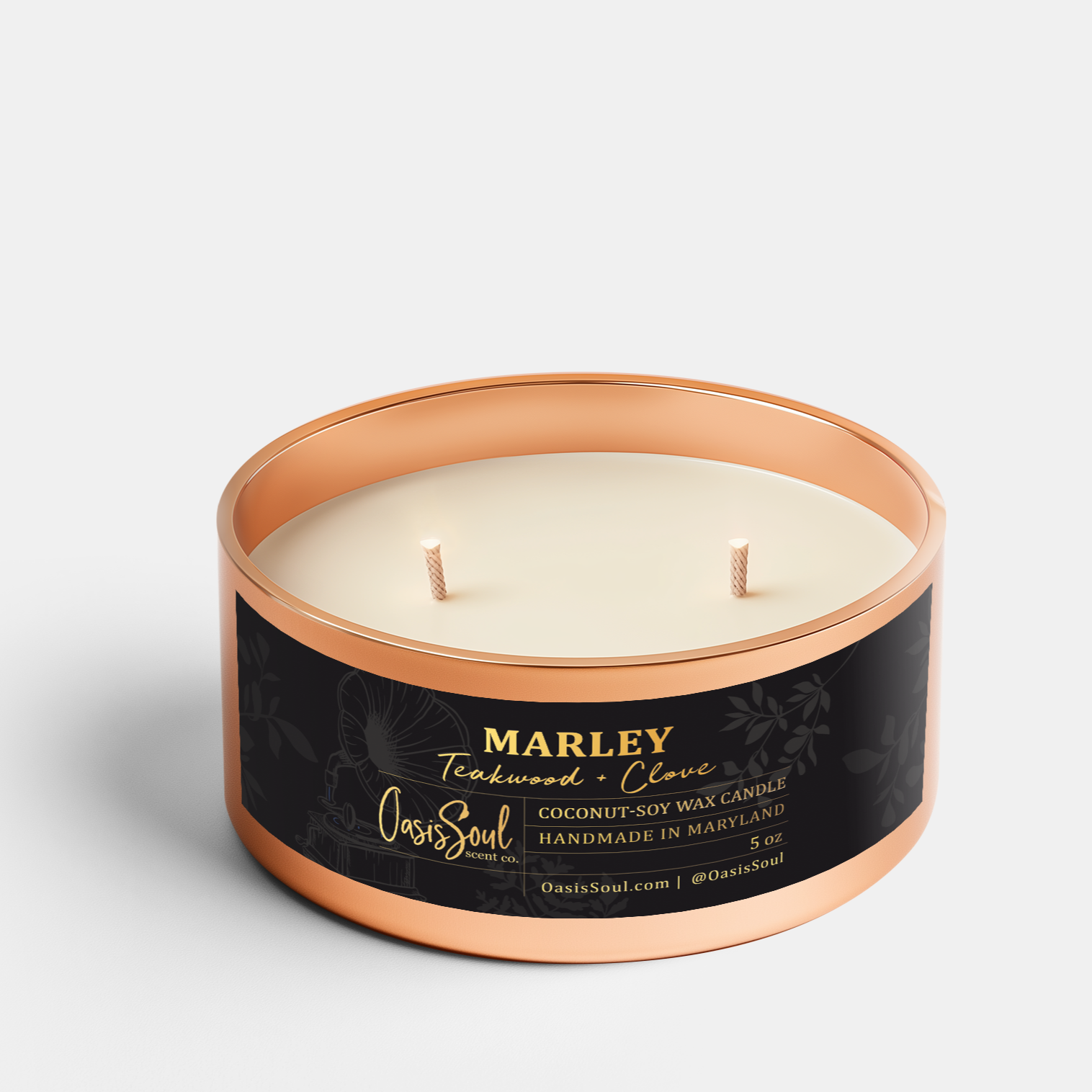 MARLEY Copper Candle {teakwood + clove}