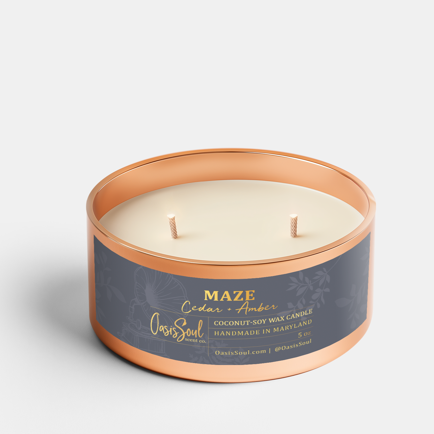 MAZE Copper Candle {cedar + amber}