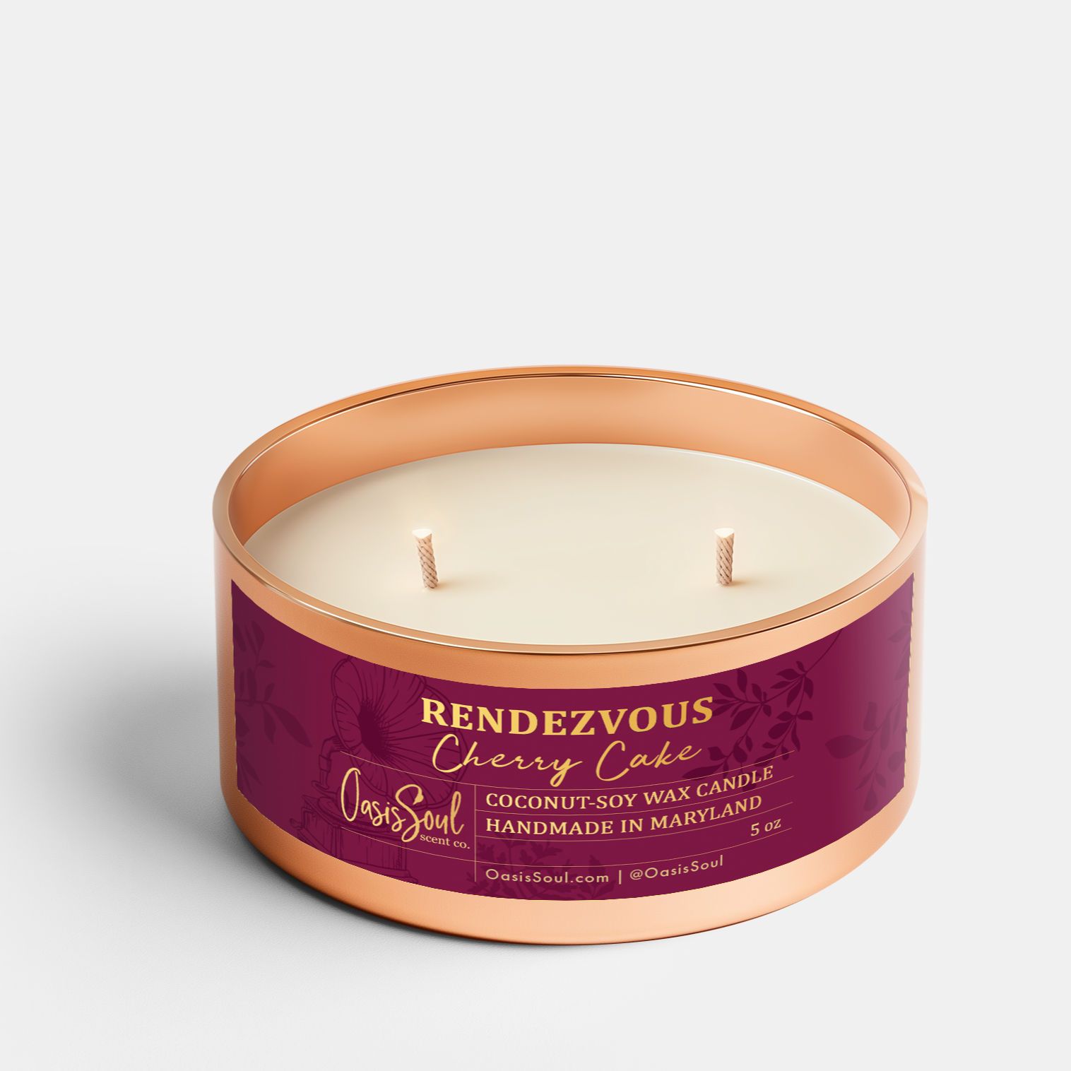 RENDEZVOUS Copper Candle {cherry cake}