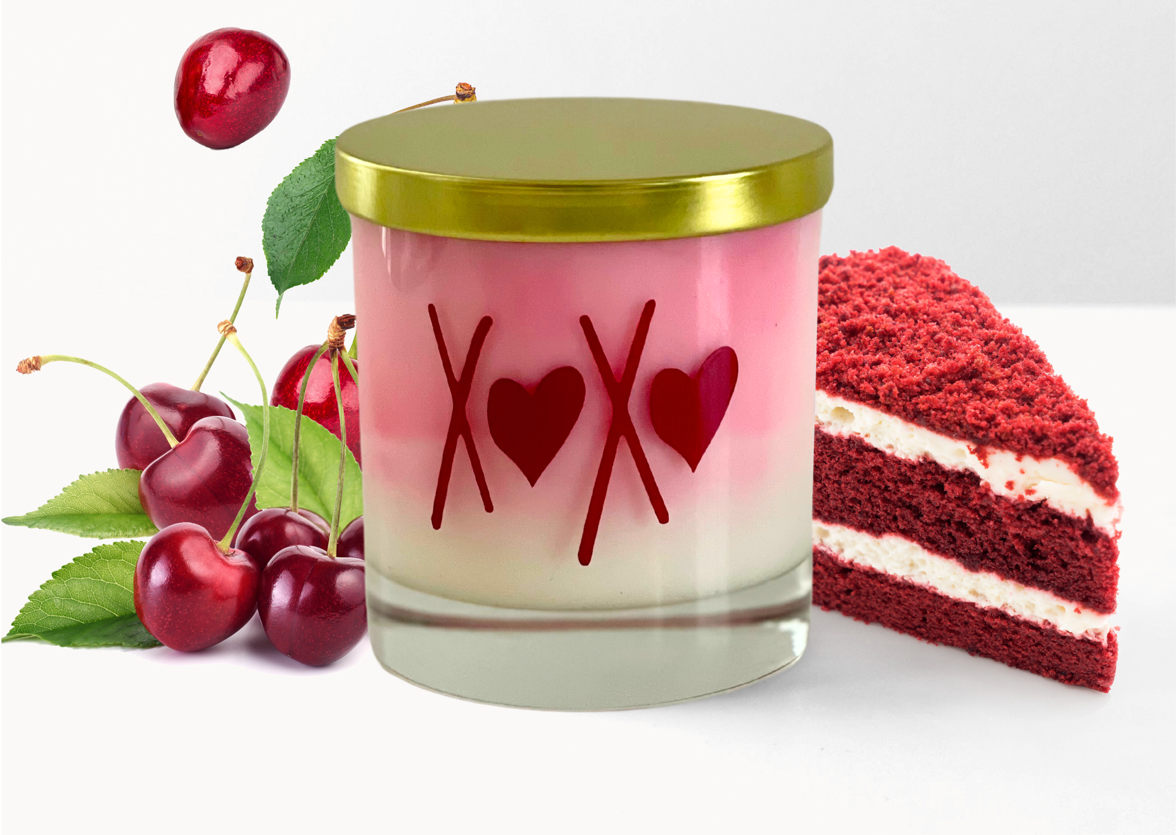 XOXO : Cherry Cake Candle