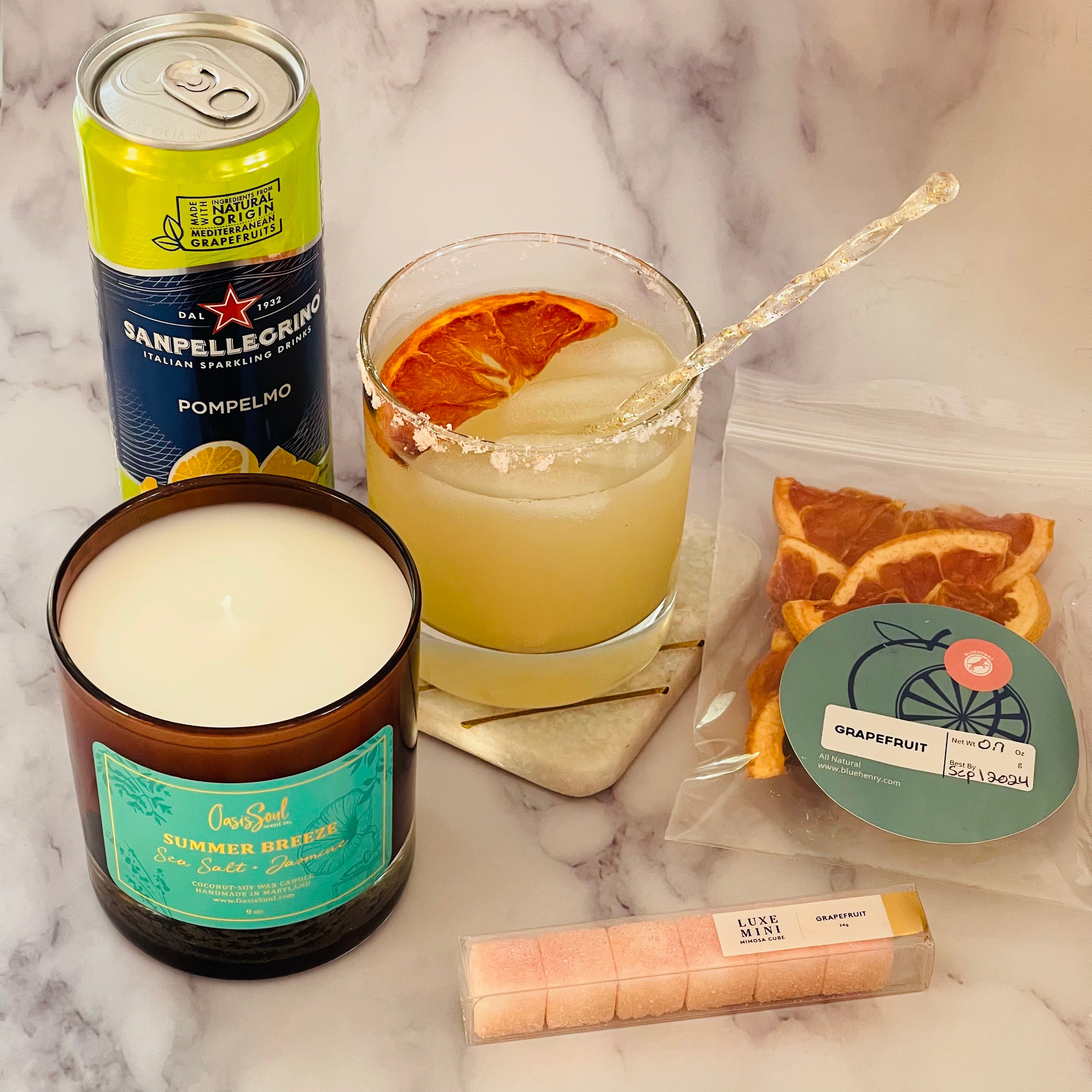 Candles & Cocktails Vacay Box - SUMMER BREEZE