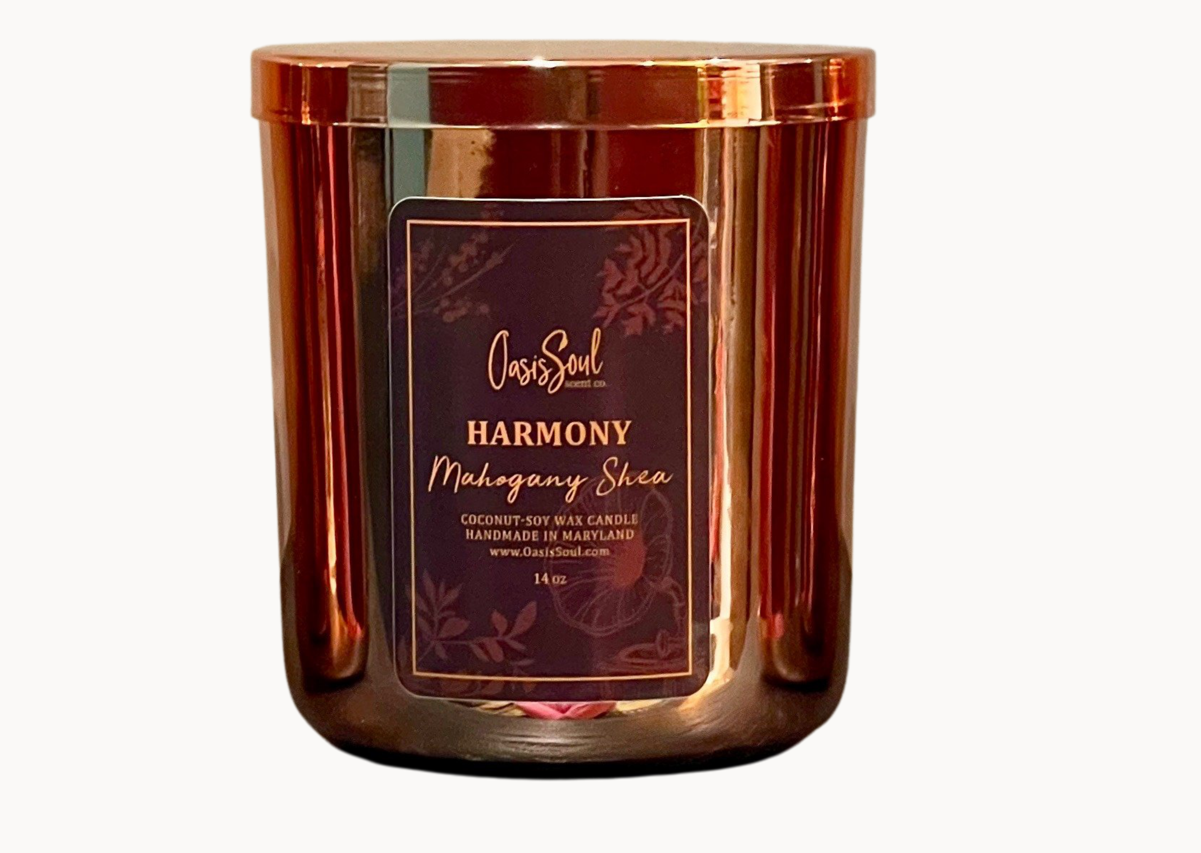 HARMONY - Copper Luxe Candle {mahogany shea}
