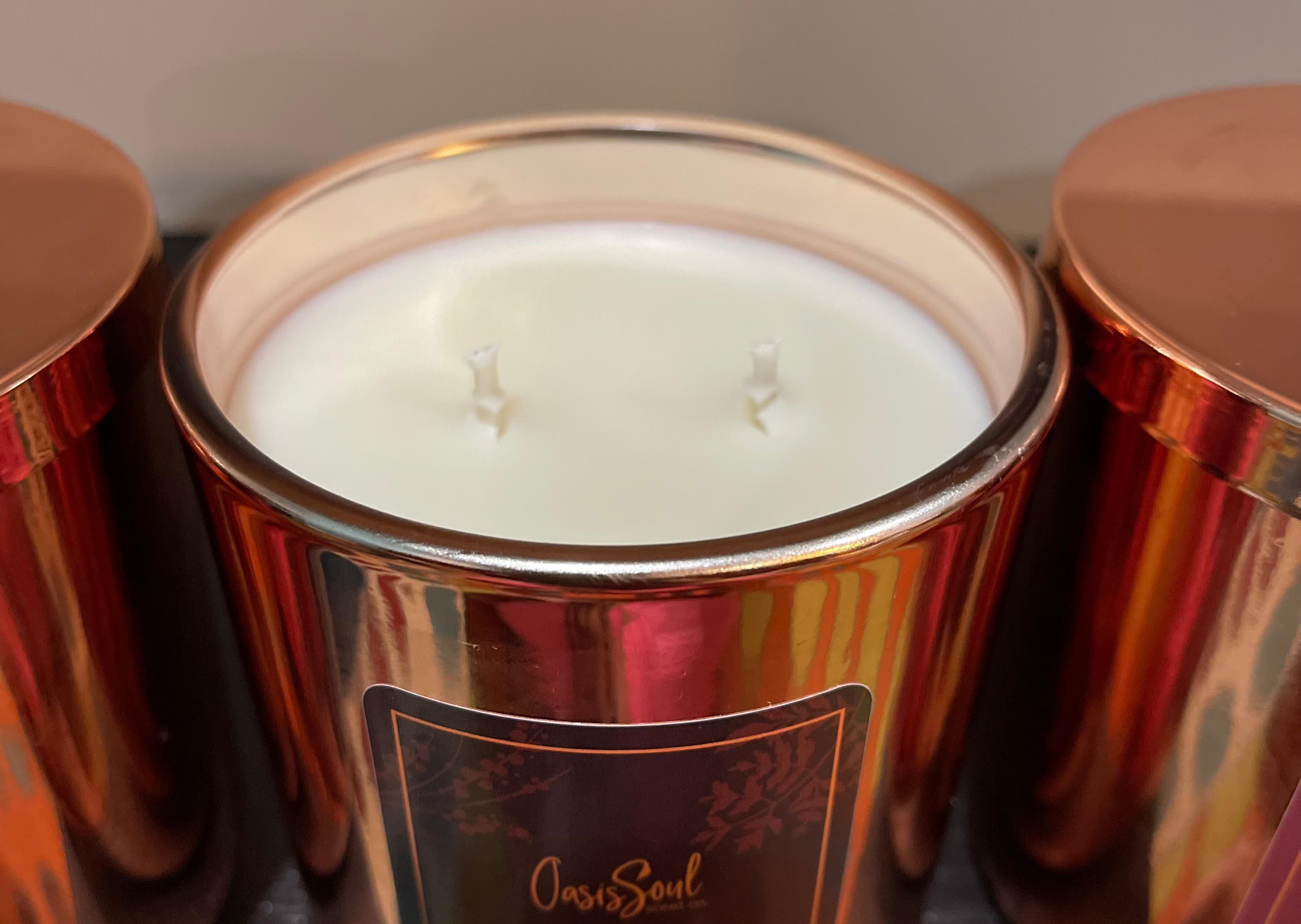 SWEET MELODY - Copper Luxe Candle {pink spun sugar}