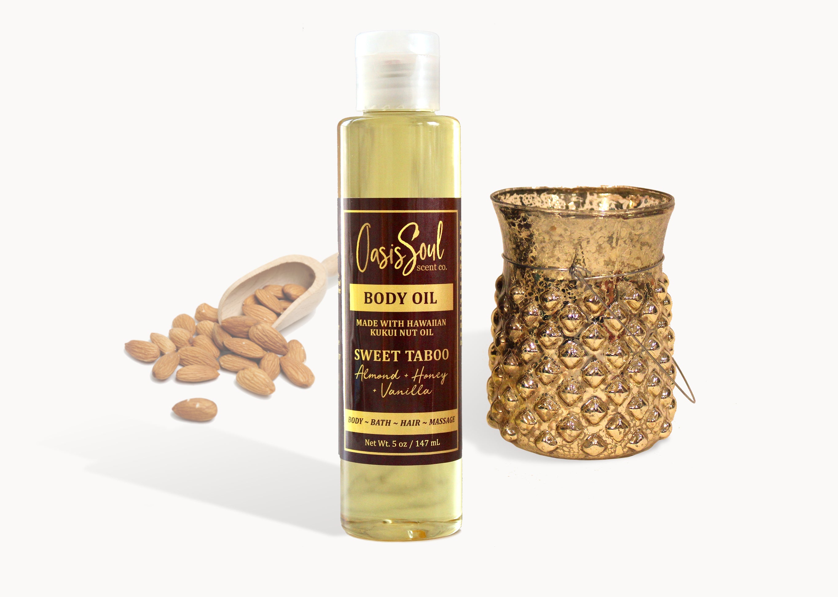 SWEET TABOO - Body Oil {almond + honey + vanilla}