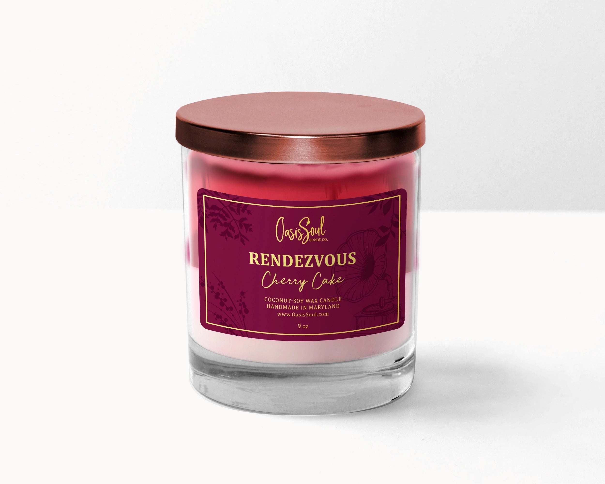 RENDEZVOUS- Layered Candle {cherry cake}